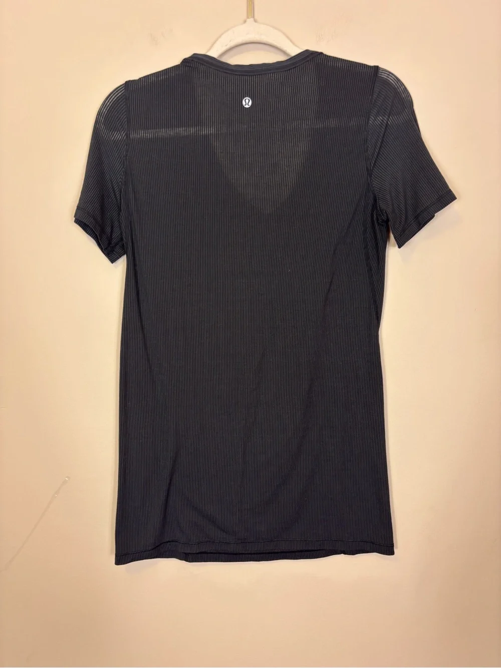lululemon athletica Black Ribbed V-Neck Short Sleeve Tee 6